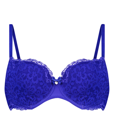 Marine Padded Underwired Bra, Blue