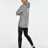 HKMX Sweater lace up, Grey