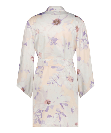 Satin kimono, Pink