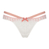 Martha Extra Low Rise Thong, White