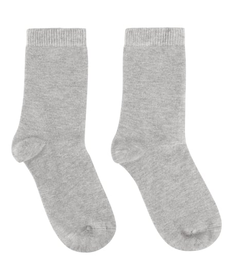Modal Crew Socks, Grey