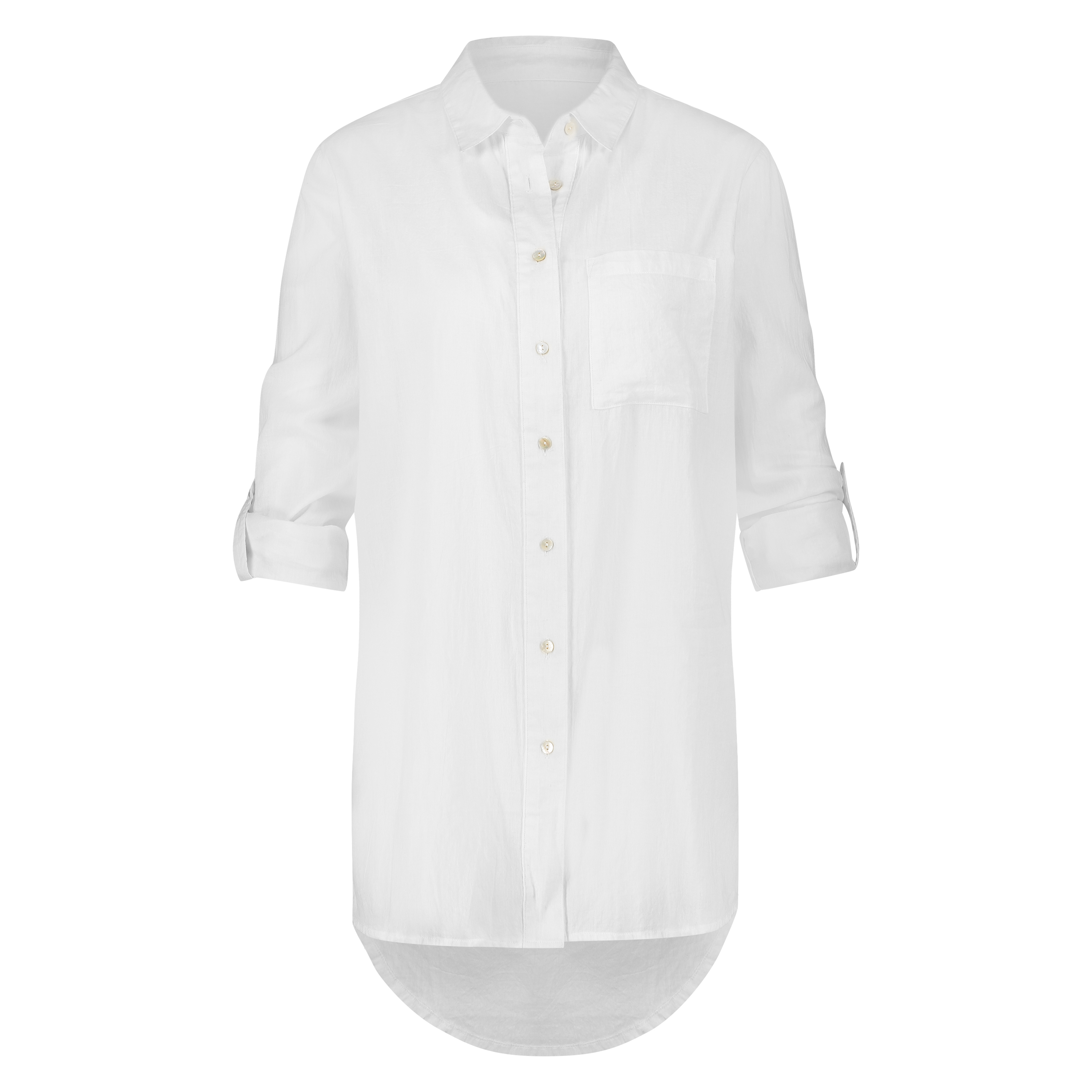 Boyfriend shirt, White, main