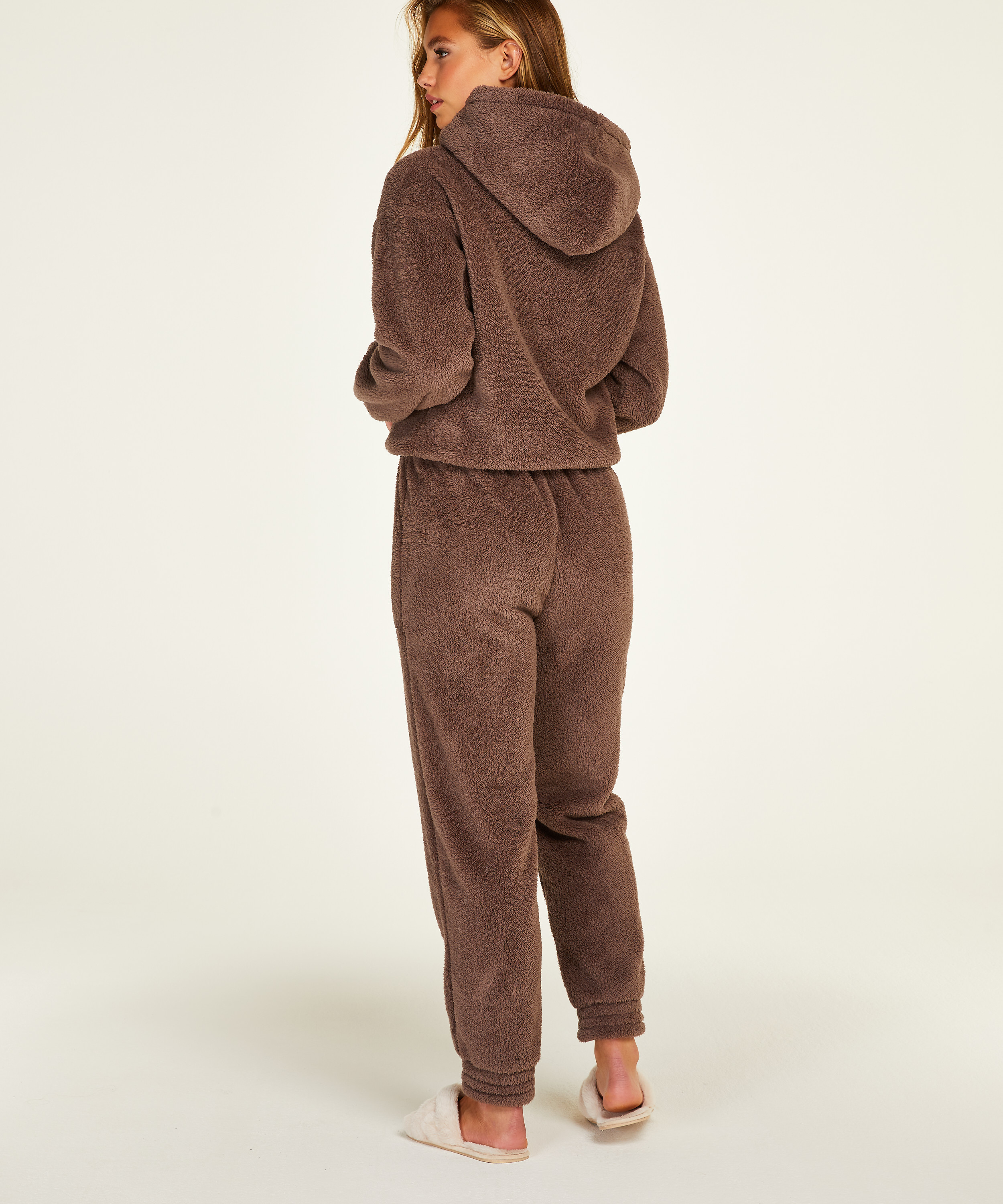 Snuggle Hoodie Fleece, Grey, main