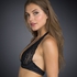 Non-padded underwired bra Jade lace, Black