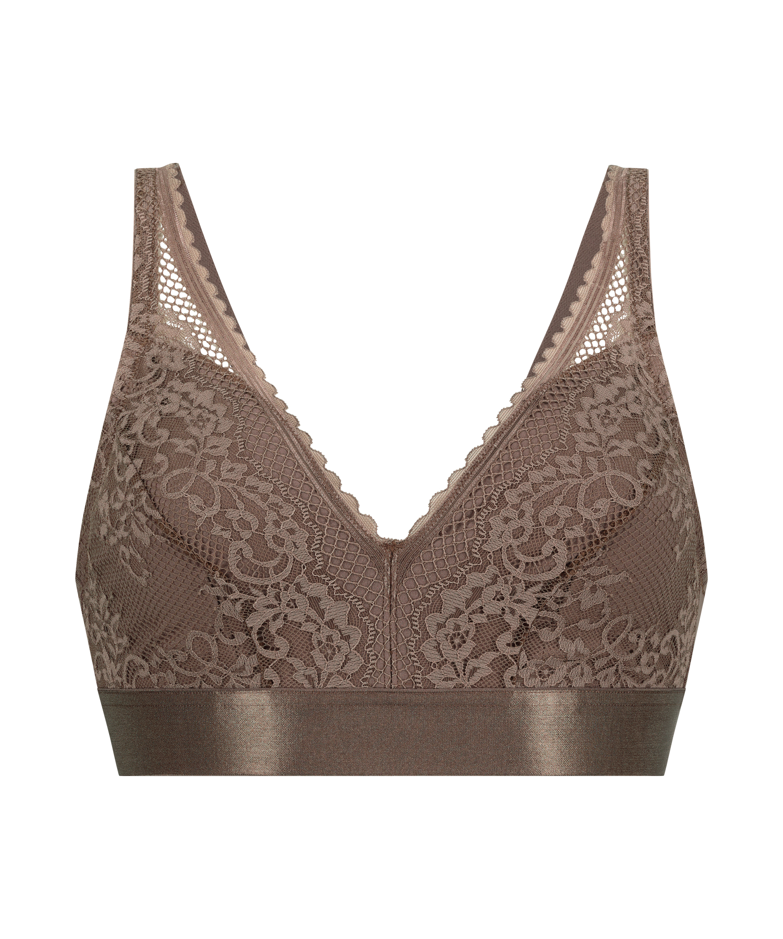 Morgan prosthetic underwireless bra, Brown, main