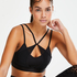 HKMX The Twist Sports Bra, Black