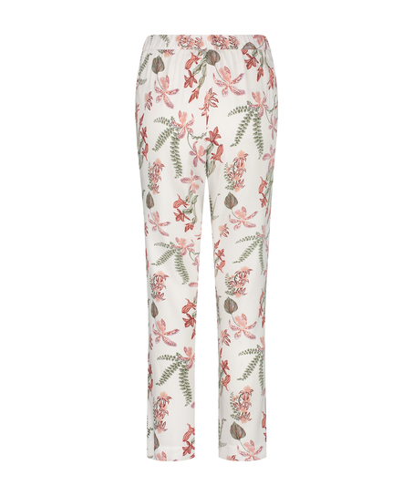 Tall Woven pyjama bottoms, White