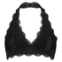 Halter Lace Bralette, Black