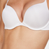 Padded Underwired Maximizer Bra Plunge, White