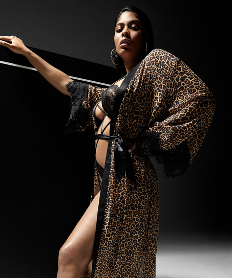 Chiffon Kimono, Black