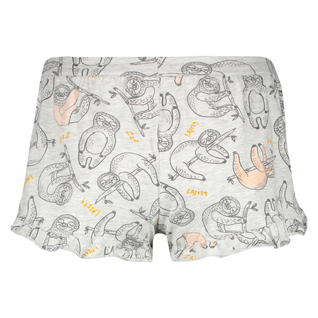 Jersey Pyjama Shorts, Grey