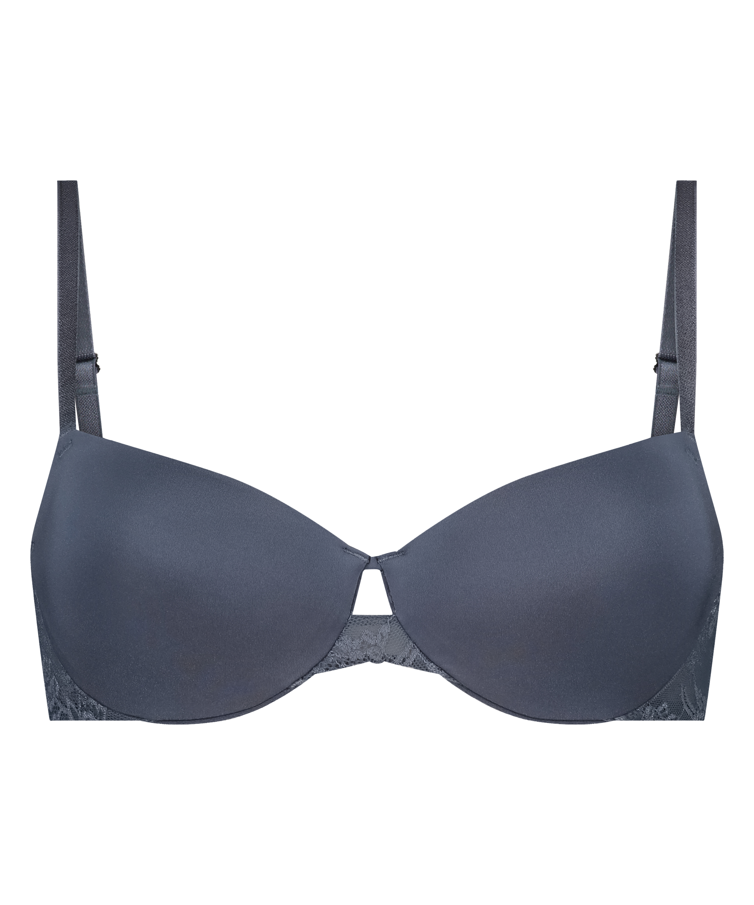 Lea Padded Underwired Bra, Grey, main