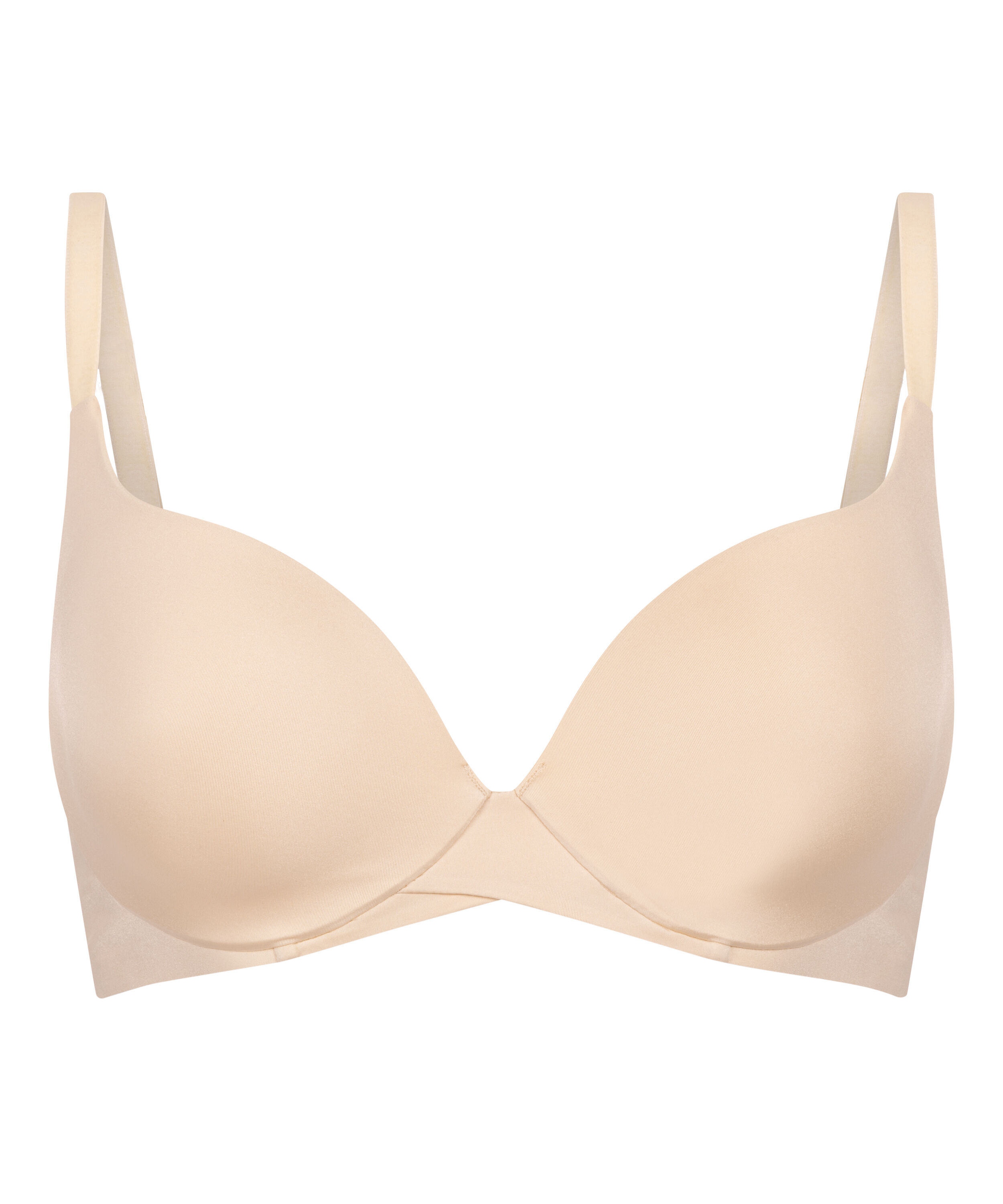 Smooth Padded Underwired Bra, Beige