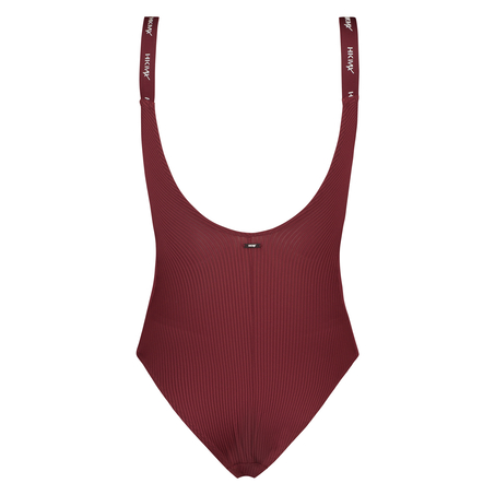 HKMX Tight Closure Swimsuit, Red