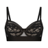 Cleo non-padded underwired bra, Black