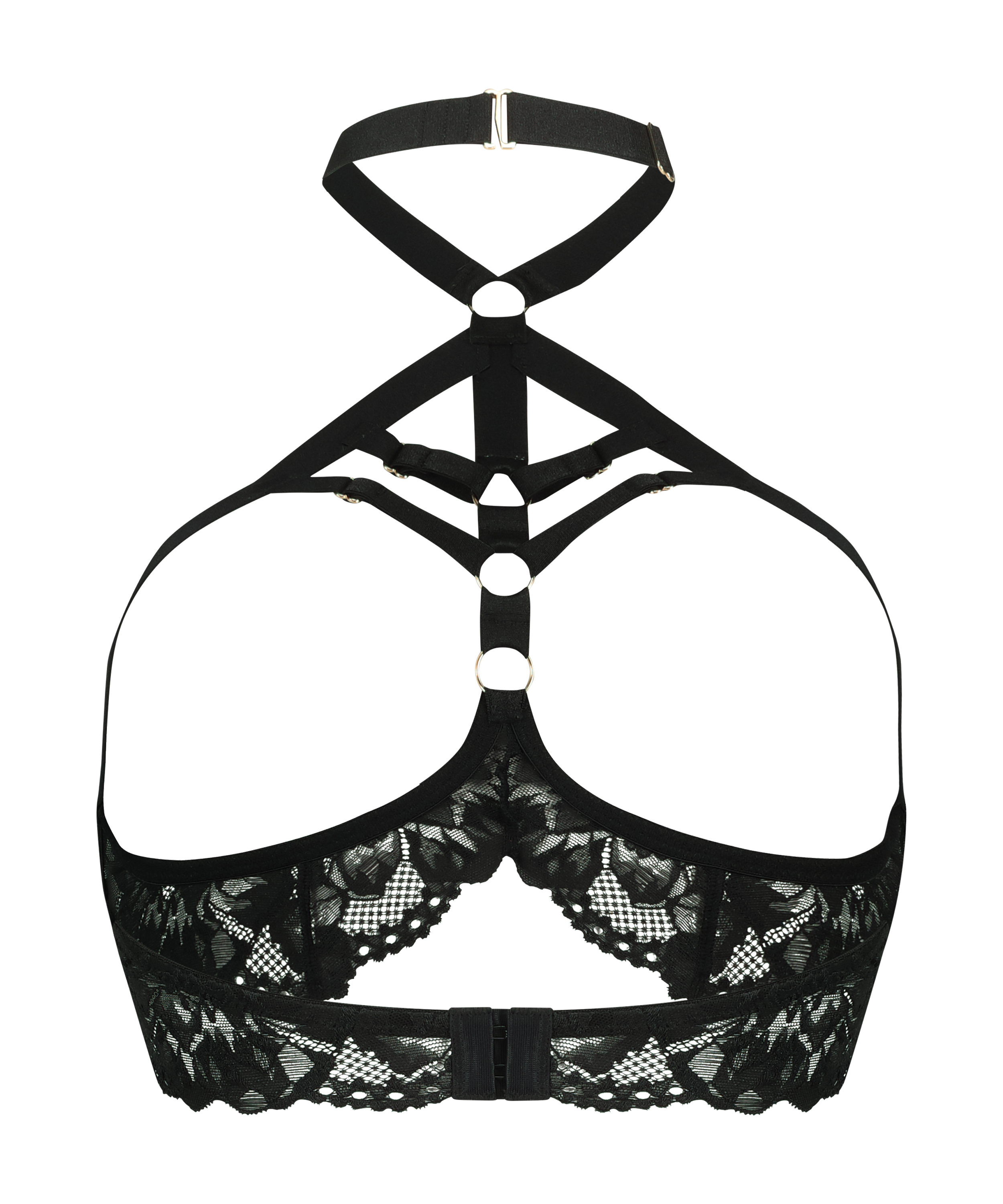 Private Bralette, Black, main