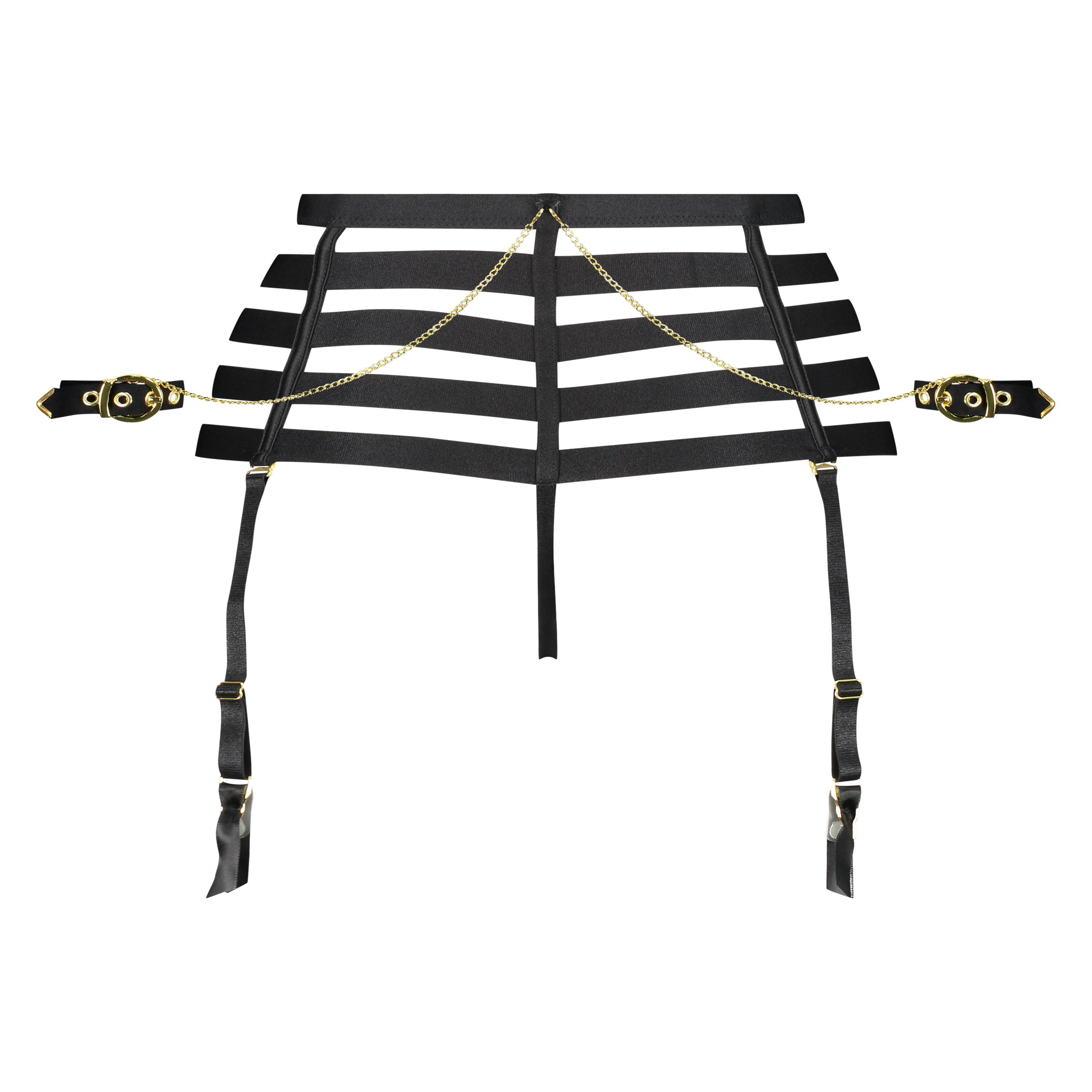 Honey high thong, Black, main