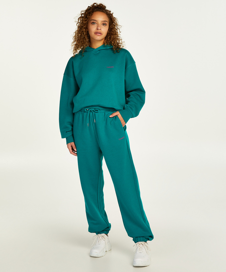 Sweat jogging bottoms, Green