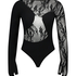 Lace Panels Body, Black