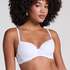 Angie Padded Underwired Bra, White