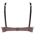 Padded underwired bra Loulou, Brown