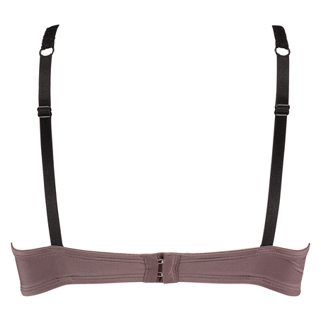 Padded underwired bra Loulou, Brown