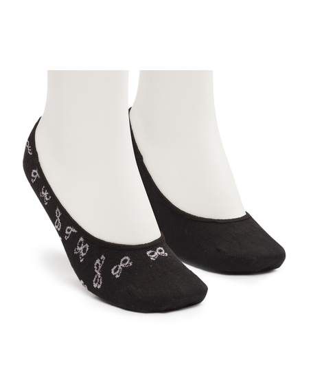 2 Pairs Footsies, Black