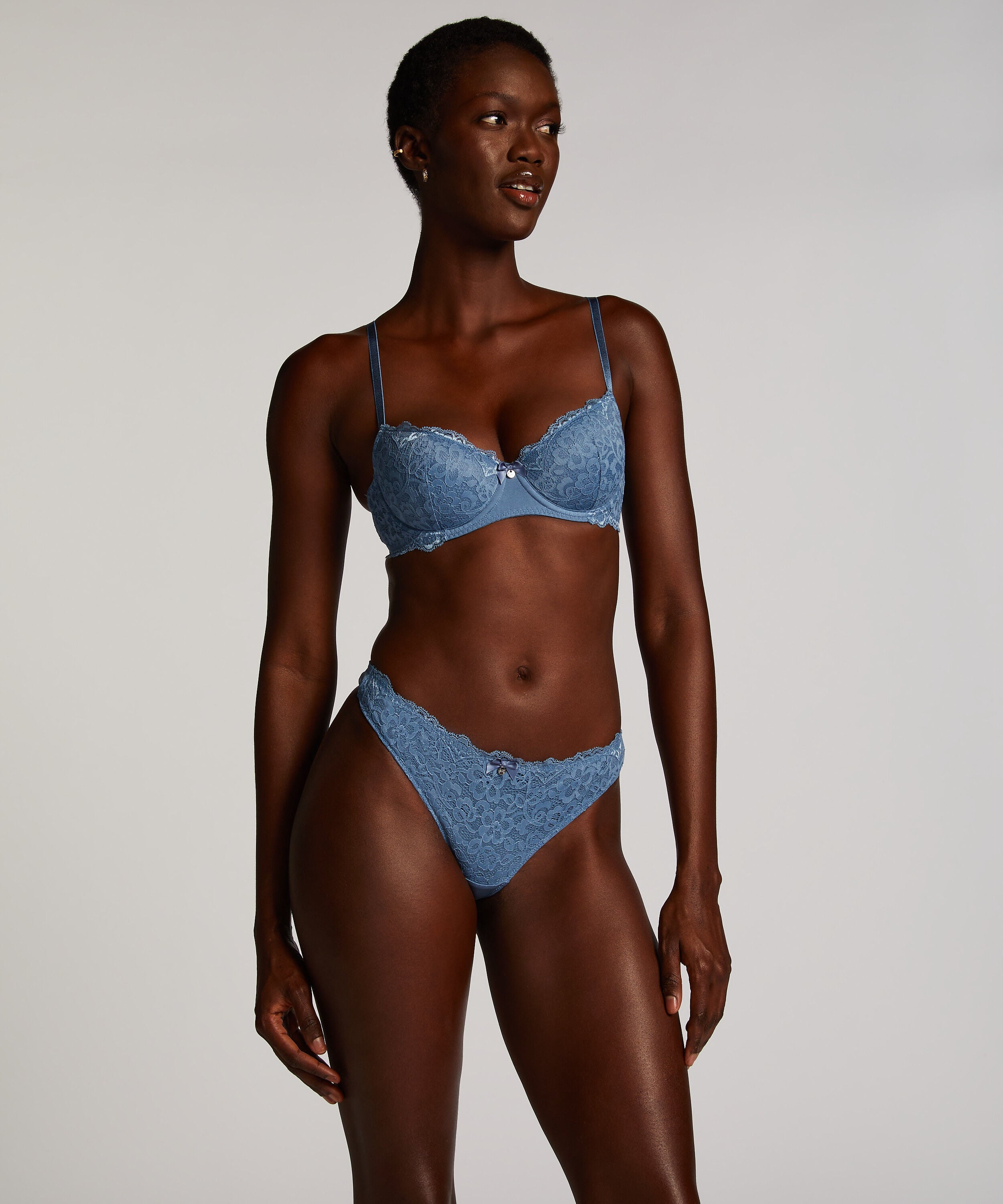 Marine Thong, Blue