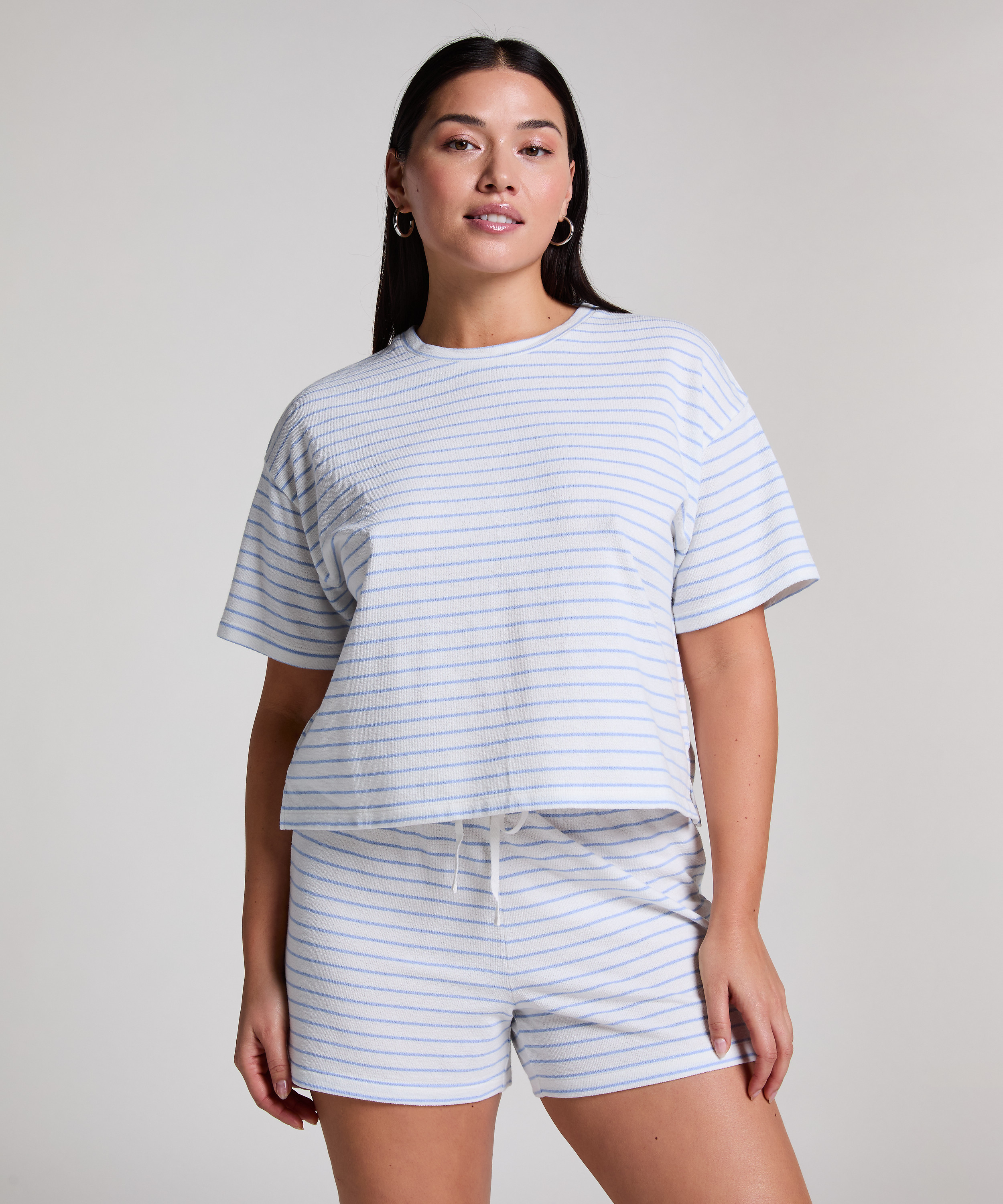 Pyjama Top, Blue, main