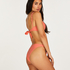 Peachy High Leg Bikini Bottoms, Orange