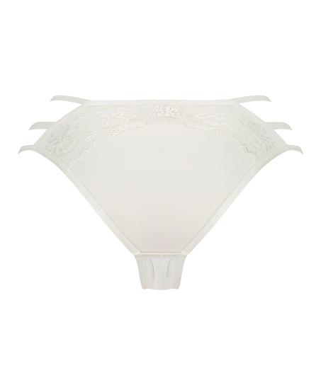 Piper Open Crotch Brazilian, White