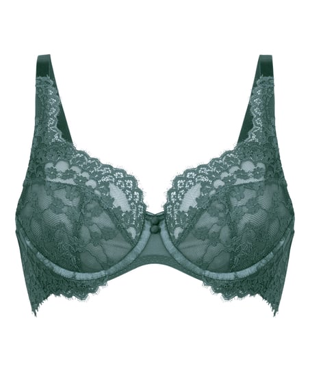 Daisy Non-Padded Underwired Bra, Blue