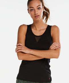 HKMX Tank top regular fit, Black
