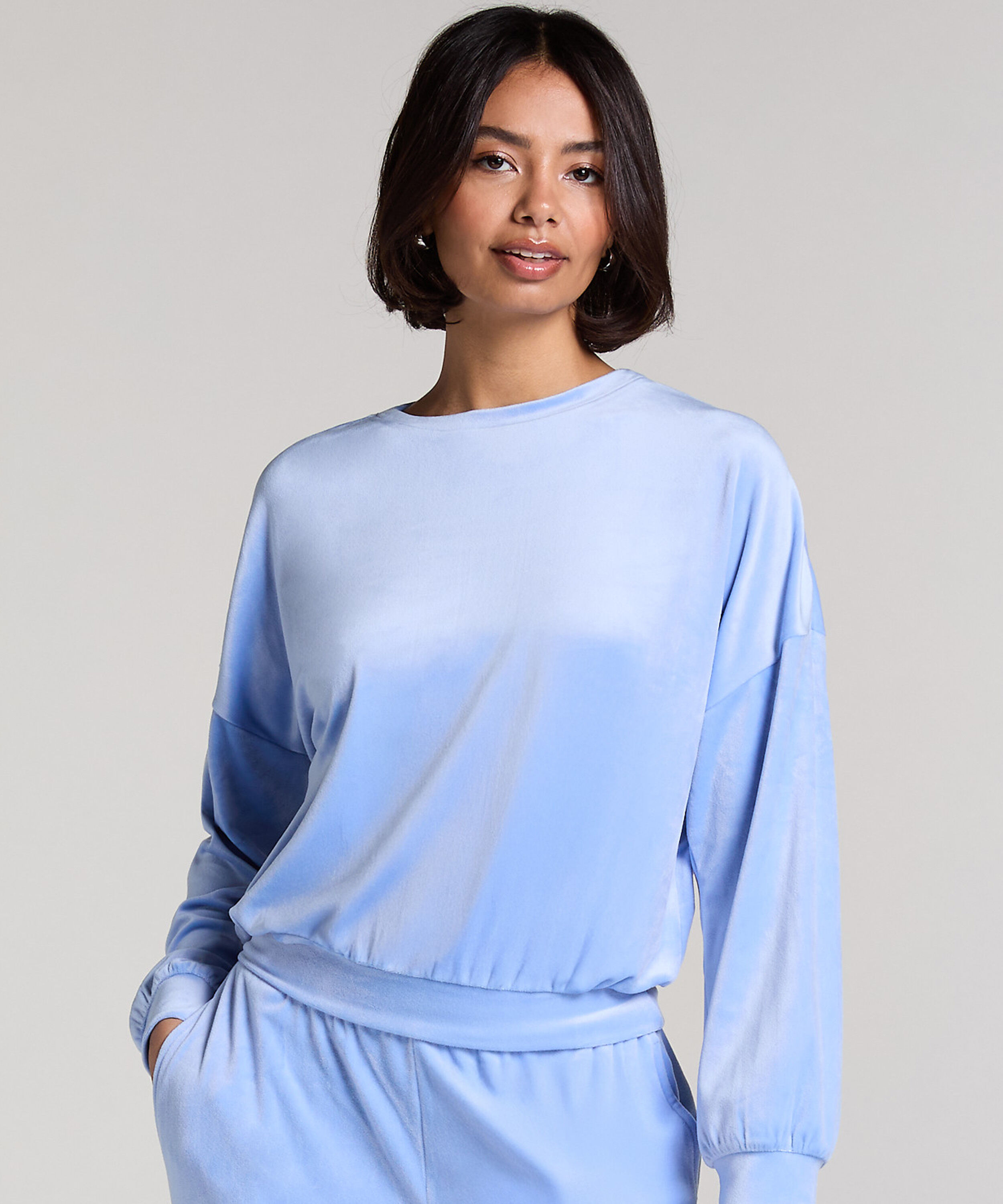 Velours Top, Blue