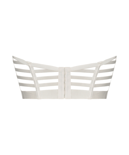 Seraphina non-padded longline underwired bra, White