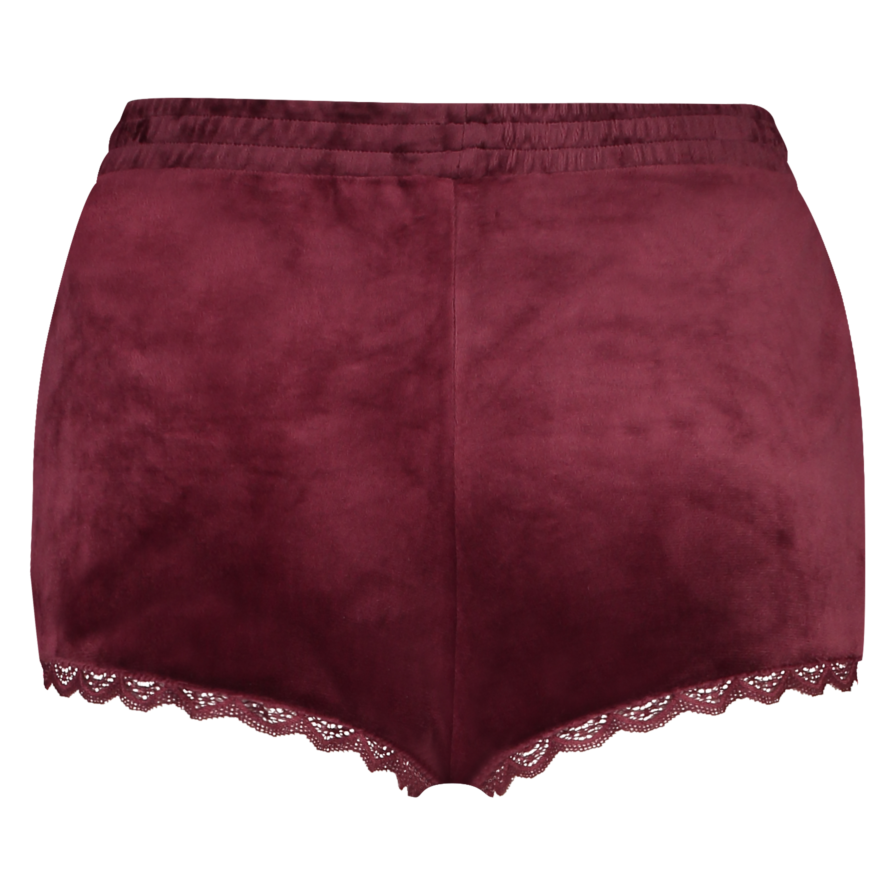 Velvet Lace Shorts, Red, main
