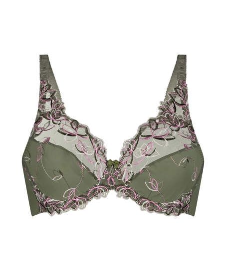 Diva Non-Padded Underwired Bra, Green