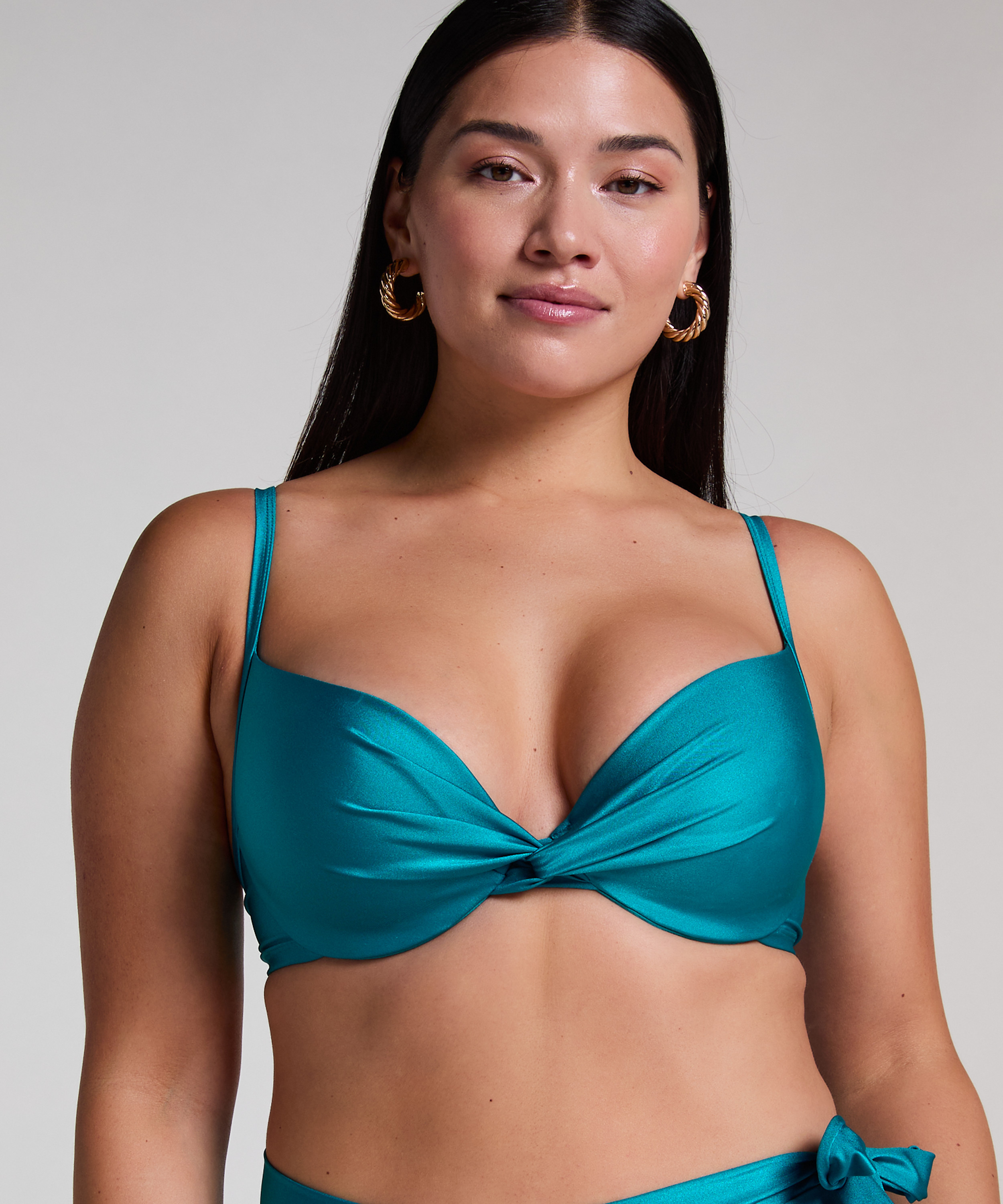 Aqua Bikini Top, Green, main