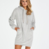Snuggle Fleece Dress, Grey