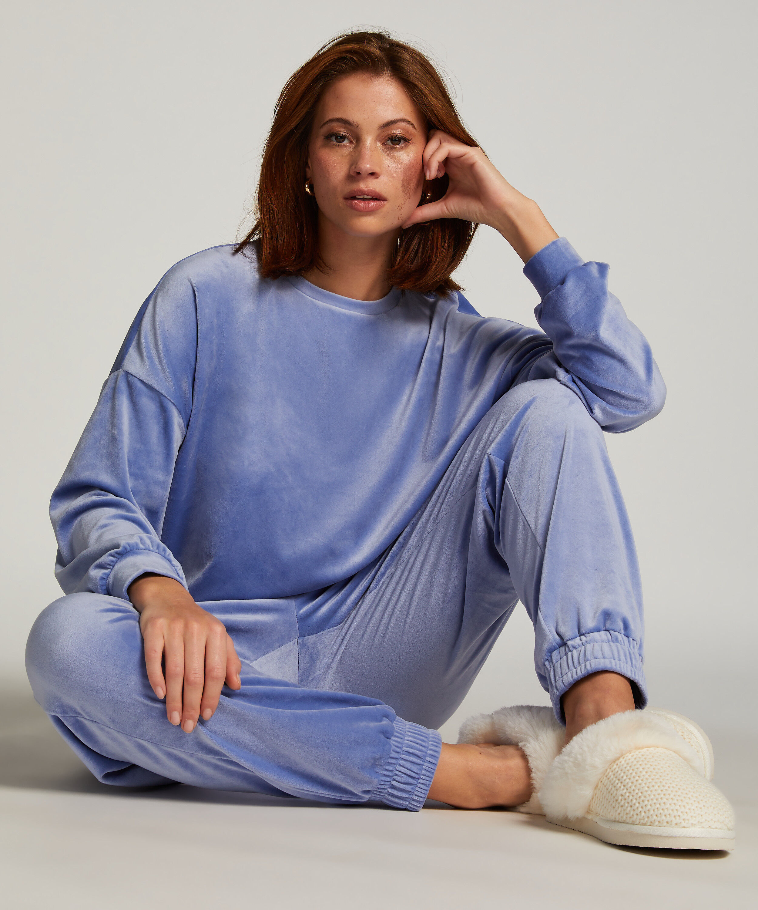 Velours Top, Blue