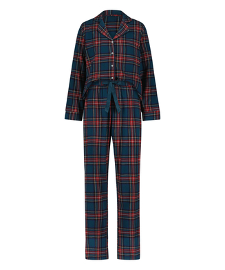 Twill pyjama set, Blue
