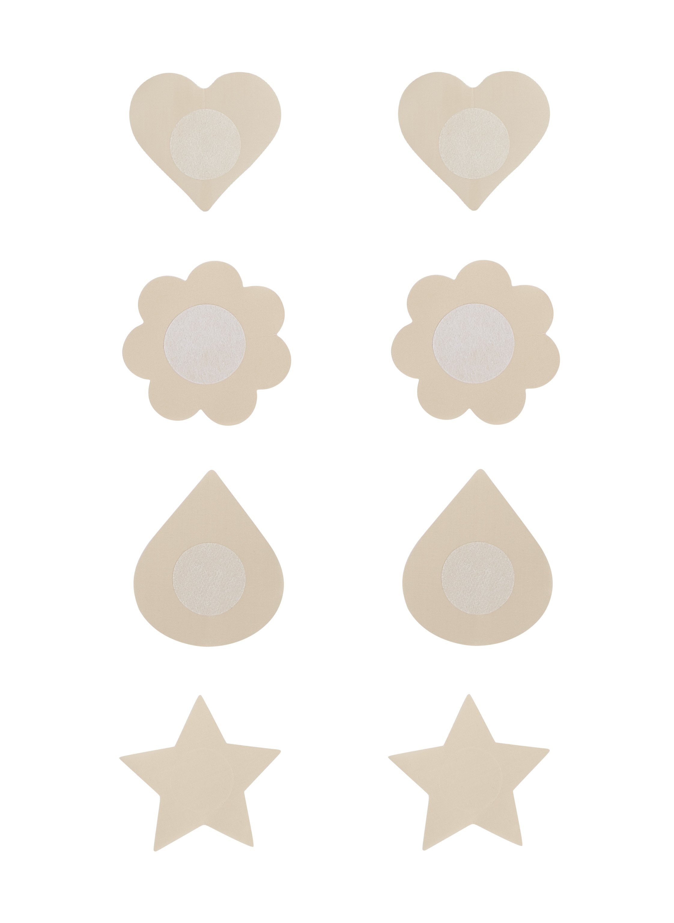 4-Pack Nipple Covers, Beige, main