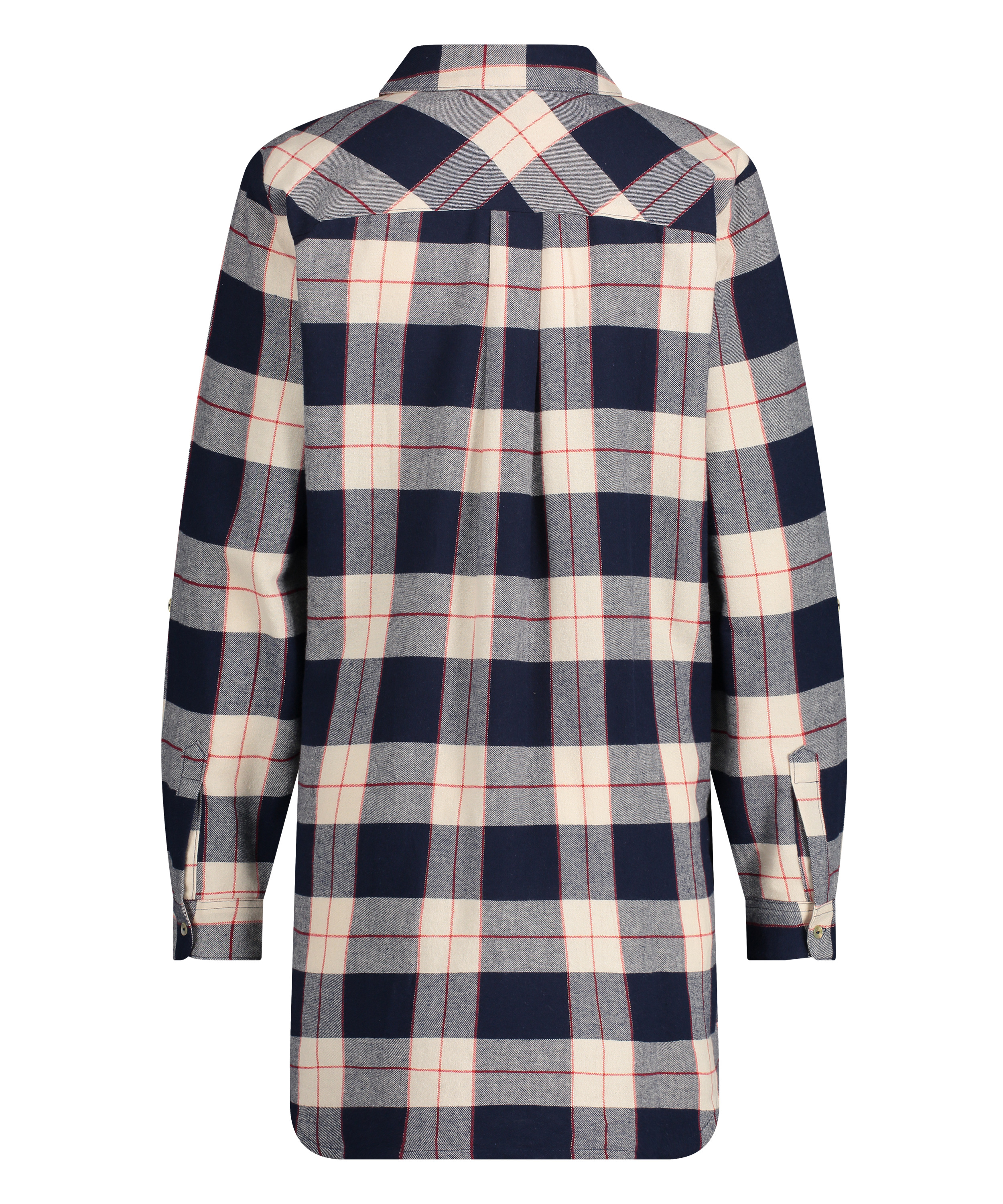 Boyfriend Check Nightshirt, Blue, main