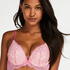 Fifi Padded Push-Up Underwired Bra, Pink