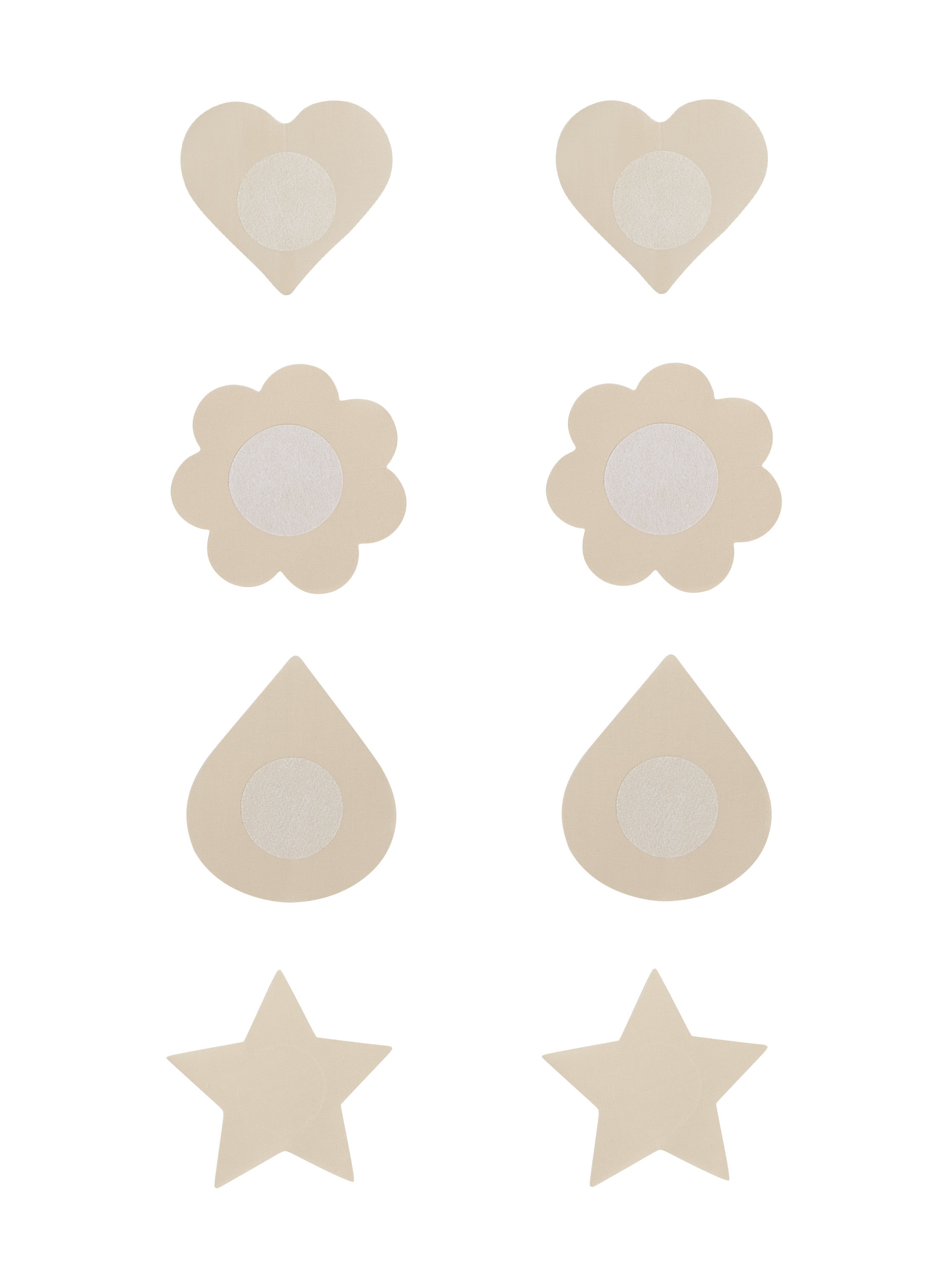 4-Pack Nipple Covers, Beige, main