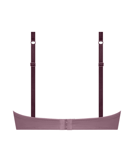 Lace & Shine Padded Underwired Bra, Purple