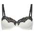 Secret Lace Padded Underwired Bra, White