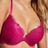 Marine Padded Underwired Push-Up Bra, Pink