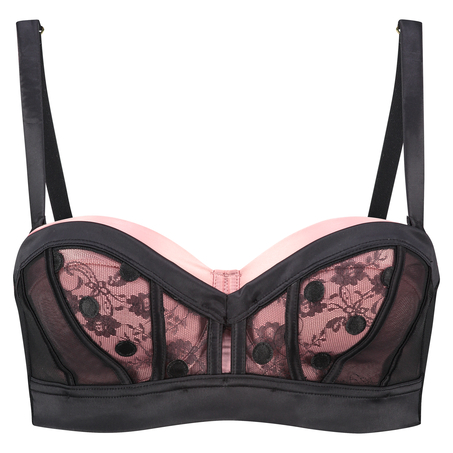 Ann Kathrin Cassia Padded Underwired Strapless Bra, Black