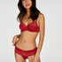 Sophie Non-Padded Underwired Bra, Red